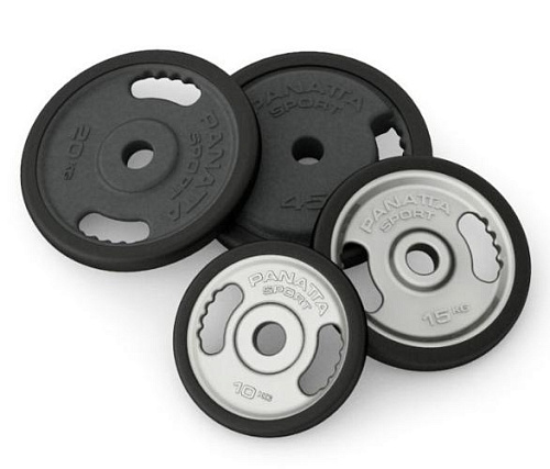 Купить Диск прорезиненный с рукоятками Panatta 1DGI10 10 кг в Москве