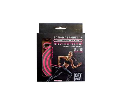 Эспандер-петля двуцветный Original FitTools 5-15 кг