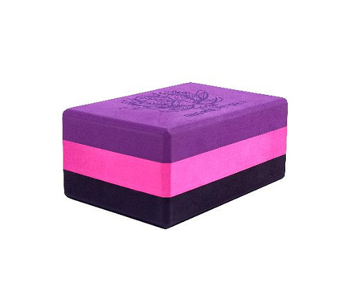 Купить Блок для йоги трехцветный премиум Original FitTools в Москве