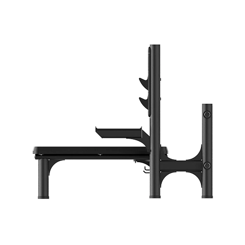 Олимпийская горизонтальная скамья для жима Smith Fitness Excellence RE6004 (со страховочными опорами)
