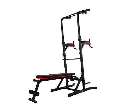 Турник-пресс-брусья со скамьей Unix Fit POWER TOWER 150P