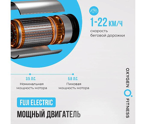 Беговая дорожка Oxygen ARGON LED PRO полукоммерческая