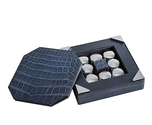 Купить Набор для игры в шашки Impatia Checkers Precious Leather Collection в Москве