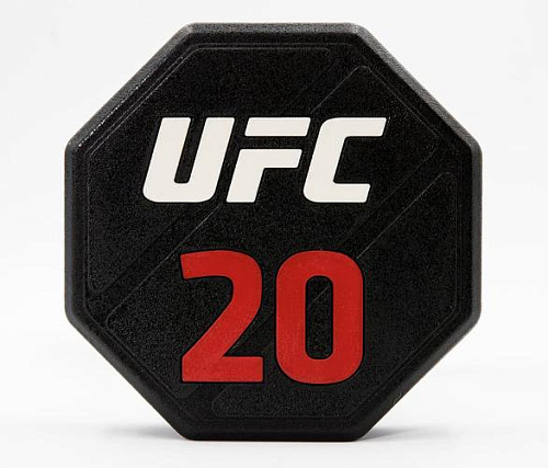 Комплект премиальных полиуретановых гантелей UFC от 2 до 20кг (10пар)