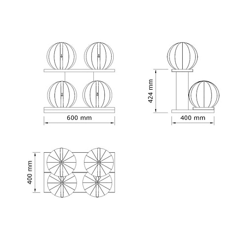 Набор медболов со стойкой Pent MOXA Power