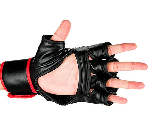 Перчатки MMA тренировочные UFC 6 унций чёрные L/XL