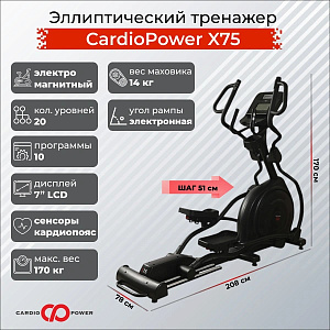 Купить Эллиптический тренажер CardioPower X75 в Москве