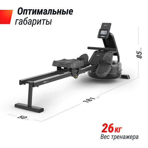 Гребной тренажер UNIX Fit Water Rower 340