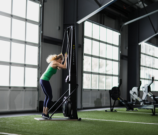 Лыжный тренажер Concept 2 SkiErg PM5 + подставка фото7