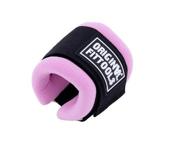 Ремень для тренировки мышц рук регулируемый Original FitTools (D-кольцо) фиолетовый фото2