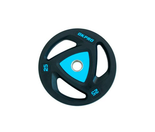 Купить Диск олимпийский полиуретановый Original FitTools OKPRO 25 кг в Москве