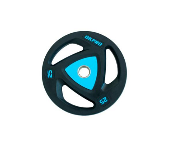 Original FitTools Диск олимпийский полиуретановый 25 кг OKPRO