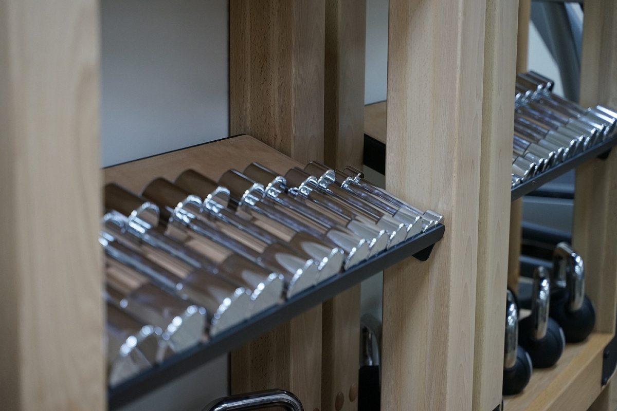 Компактный тренажёрный зал в загородном доме в Подмосковье