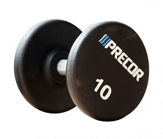 Precor Гантели фиксир. в уретане, 24 кг