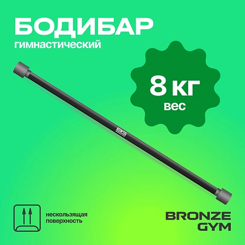 Гимнастическая палка бодибар Bronze Gym, 8 кг