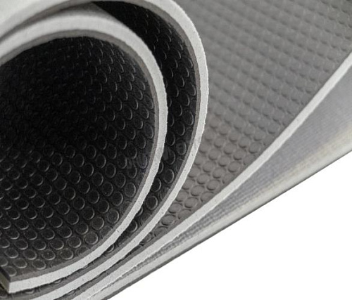 Мат для йоги и аэробики Rebel Fitness HARDMAT 6 мм двухслойный