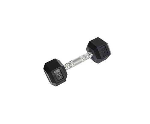 Купить Гантель шестигранная прорезиненная TRX HEX 4,54 кг в Москве