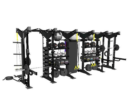 Купить Функциональная стойка 5-модульная Torque X-Create XCF2SC-5M-X1-07 (двусторонняя комплект X1, чёрный) в Москве