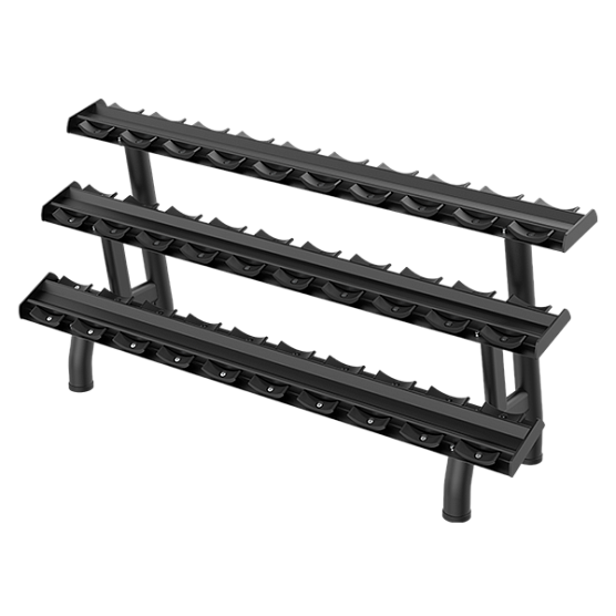 Smith Fitness Excellence RE6027 стойка для гантелей 3х ярусная для 15 пар гантелей