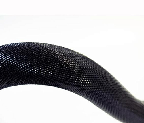 Гриф олимпийский сильноизогнутый Rebel Fitness черный 47 с замками