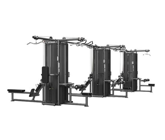 Станция с кроссоверами 12-ти стековая True Fitness TMS12000 (стеки кроссовера — 4 по 112кг)