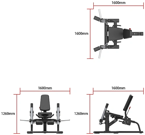 Разгибание ног (сидя) Smith Fitness Excellence SH017