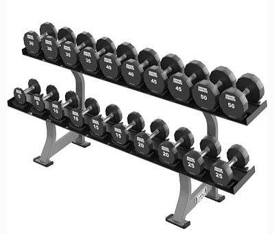 Стойка для гантелей 2-ярусная Life Fitness