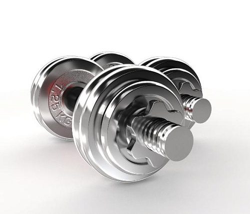 Набор гантелей в кейсе Unix Fit 15 кг