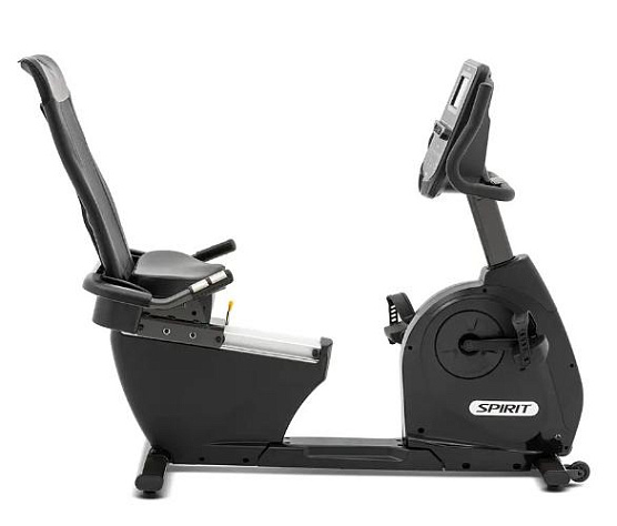 Велотренажер горизонтальный Spirit Fitness XBR25 черный фото1