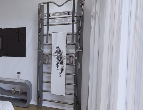 Узкая шведская стенка расширенной комплектации Desire Eco S Plus