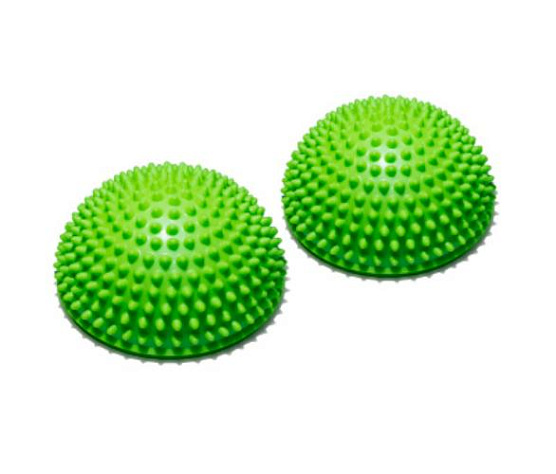 Полусфера массажно-балансировочная Original FitTools (набор 2 шт) зеленый фото1