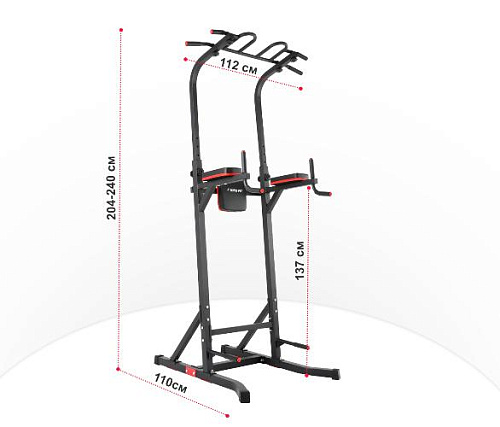 Турник-пресс-брусья Unix Fit POWER TOWER 150
