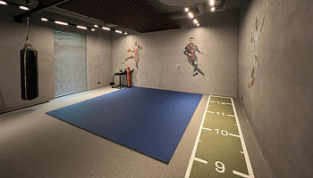 Фитнес пространство в частном доме под ключ