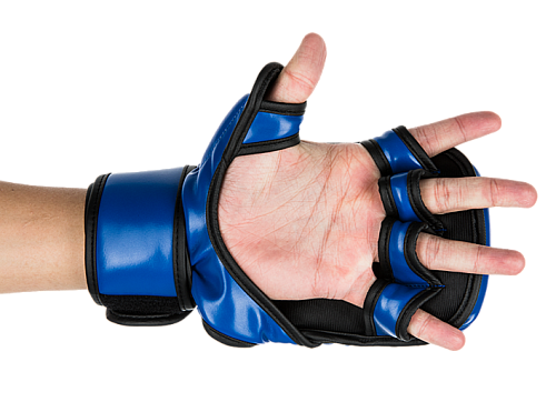 Перчатки MMA для спарринга UFC 8 унций синие L/XL