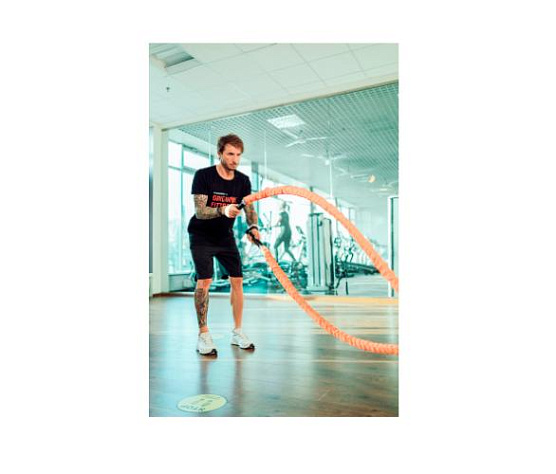 Канат для функционального тренинга Original FitTools 50 мм х 9,1 м фото6