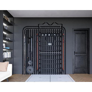 Купить Шведская стенка Desire REGATTA BLACK RACK Многофункциональный комплекс с элементами отделки частных яхт и местом для хранения инвентаря в Москве