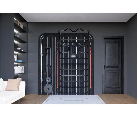 Шведская стенка Desire REGATTA BLACK RACK (многофункциональный комплекс с элементами отделки частных яхт и местом для хранения инвентаря) фото4