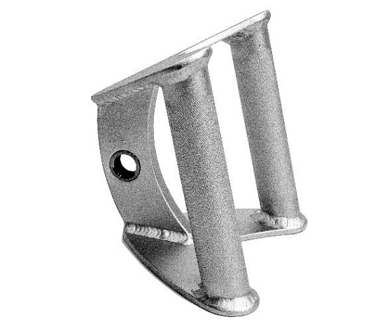 Рукоятка для тяги к животу (узкий параллельный хват) Original FitTools алюминиевая фото3