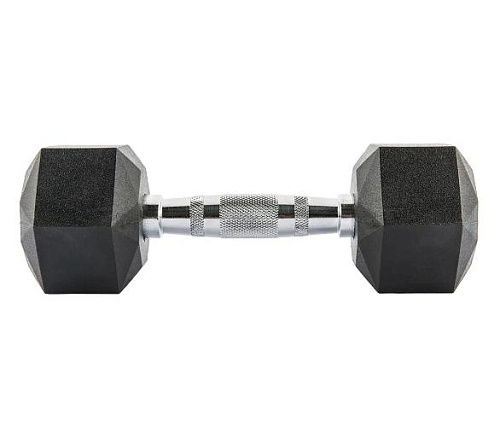 Комплект обрезиненных октагональных гантелей UFC Octagon Dumbbell 10 пар от 2,5 до 25кг