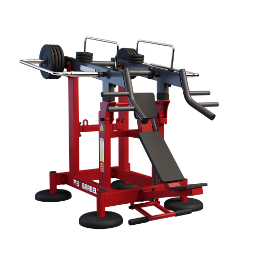 Жим под углом вверх сидя MB Barbell StreetBarbellLight MB 7.75E