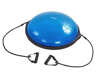 Полусфера гимнастическая надувная с эспандерами Hasttings