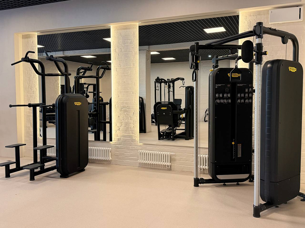 Фитнес-пространство в гостиничном комплексе на Алтае