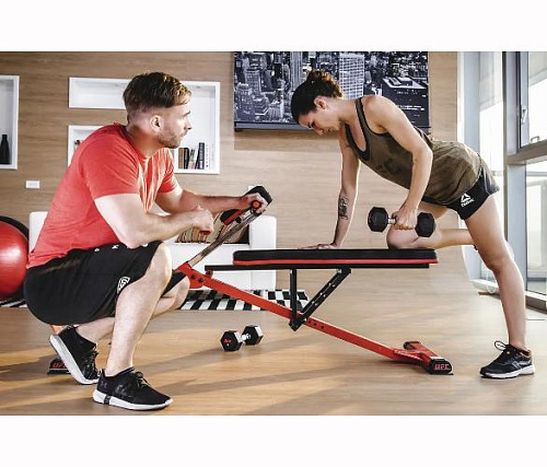 Комплект обрезиненных октагональных гантелей UFC Octagon Dumbbell 5 пар от 10 до 20кг