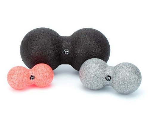 Шар массажный сдвоенный Original FitTools 12 х 6 см розовый