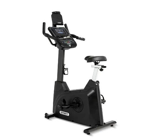 Велотренажер вертикальный Spirit Fitness XBU75 черный фото2