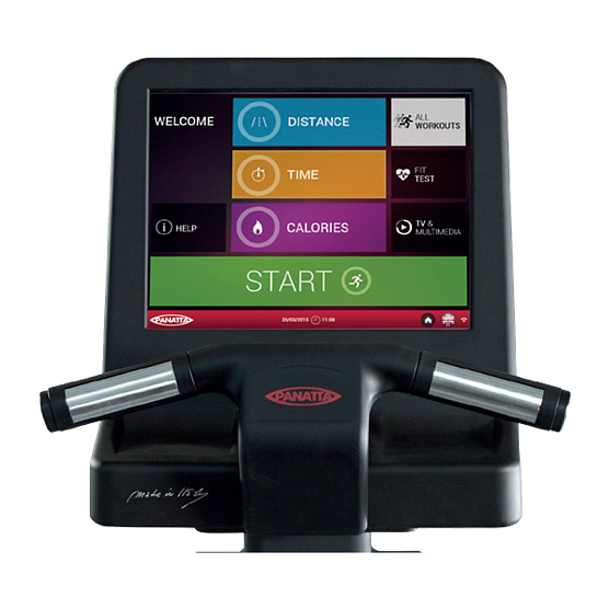 Горизонтальный тренажер Panatta Horizontal Bike Fenix Touch фото1