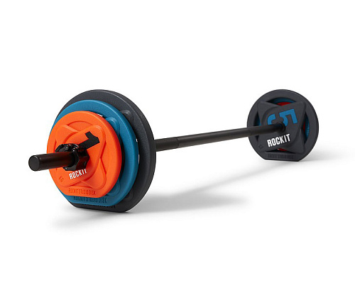 Купить Штанга для аэробики Rockit (набор: гриф, зажимы, диски 2х(1,5+2,5+5кг) в Москве