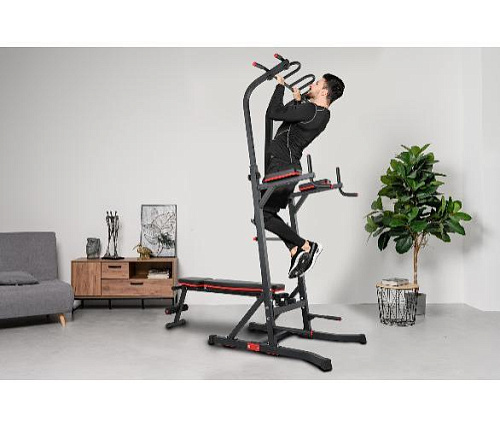 Турник-пресс-брусья со скамьей Unix Fit POWER TOWER 150P