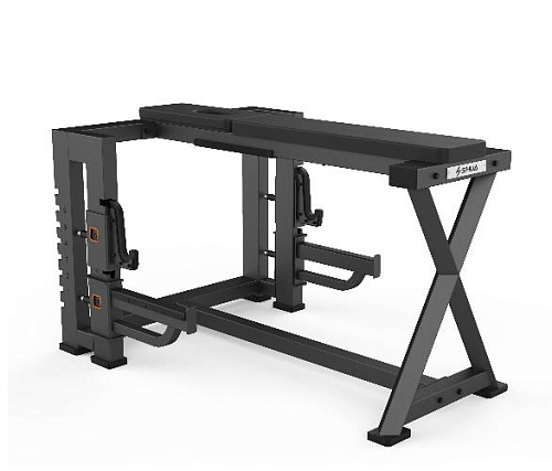 Скамья для тяги снизу горизонтальная SHUA SEAL ROW BENCH AND BAR SH-G8926