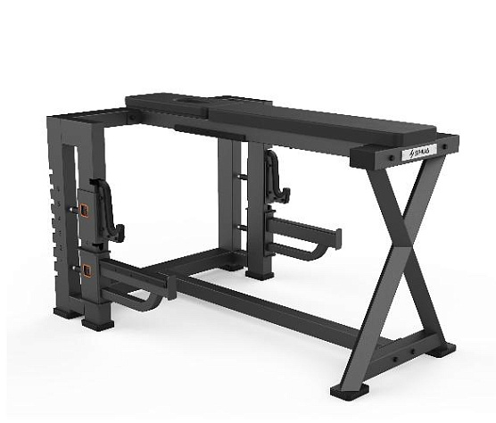 Скамья для тяги снизу горизонтальная SHUA SEAL ROW BENCH AND BAR SH-G8926 фото1